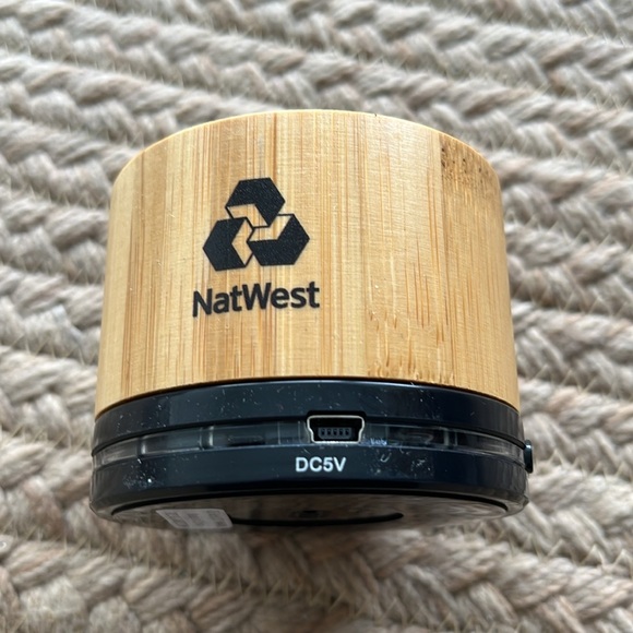 ** HOST PICK** Bamboo Mini Wireless Portable Speaker *New* - Picture 6 of 13